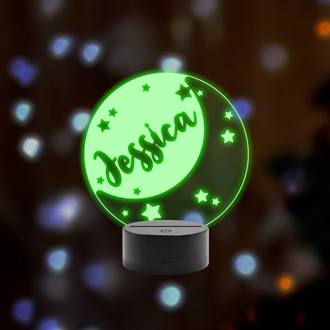 Personalized Night Light Moon Name By Joe Front