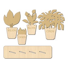 Personalized 3d Name Plants Family