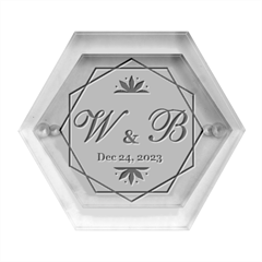 Personalized Wedding Hexagon Name