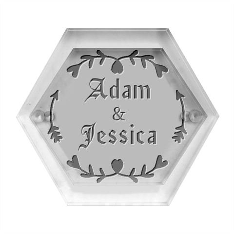Personalized Heart Wedding By Joe Front
