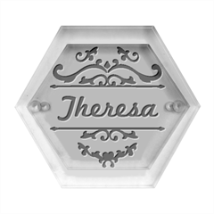 Personalized Name - Hexagon Wood Jewelry Box