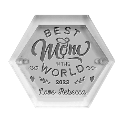 Personalized Best Mom In The World Name By Joe Front