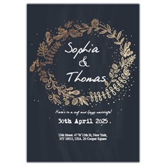 Wedding Card Design - Invitation Card 5  x 7 