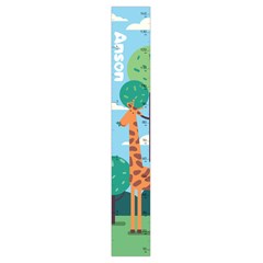 Personalized Giraffe Name - Growth Chart Height Ruler For Wall