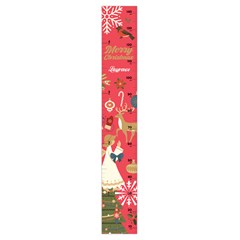 Personalized Merry Christmas Name - Growth Chart Height Ruler For Wall