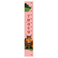 Personalized Superbear Name - Growth Chart Height Ruler For Wall
