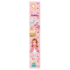 Personalized Princess Name - Growth Chart Height Ruler For Wall
