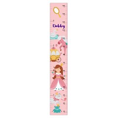 Personalized Princess Name - Growth Chart Height Ruler For Wall