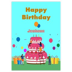 Birthday - Invitation Card 5  x 7 