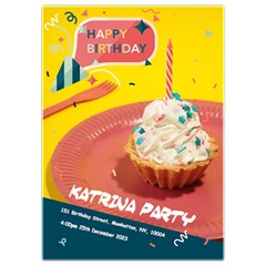 Birthday - Invitation Card 5  x 7 