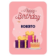 Birthday - Invitation Card 5  x 7  (Rounded)