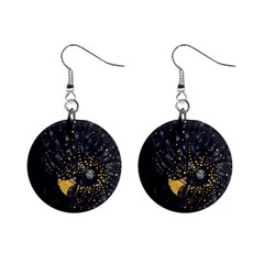 Blak Cockatoo - Mini Button Earrings