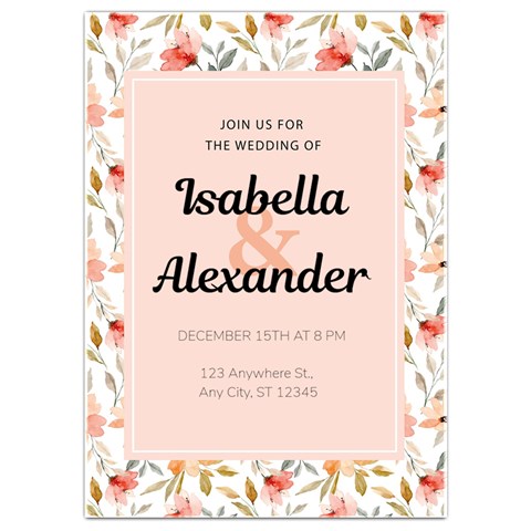 Pink Floral Wedding By Anita Back