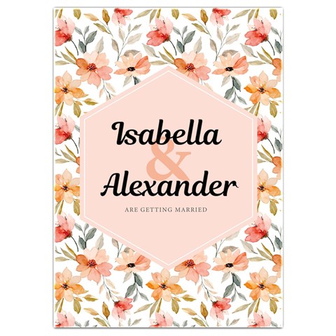 Pink Floral Wedding By Anita Front
