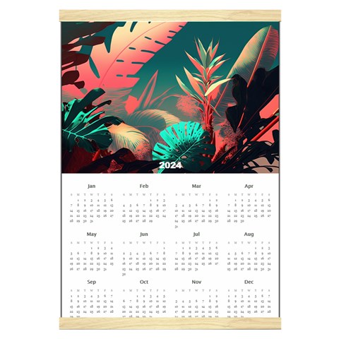 Personalized Tropical Palm And Monstera Leaves By Joe Front - Jan 2024