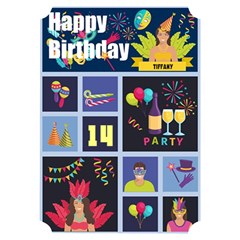 Birthday - Invitation Card 5  x 7  (Ticket)