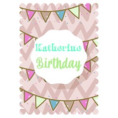 birthday - Invitation Card 5  x 7  (Scallop)