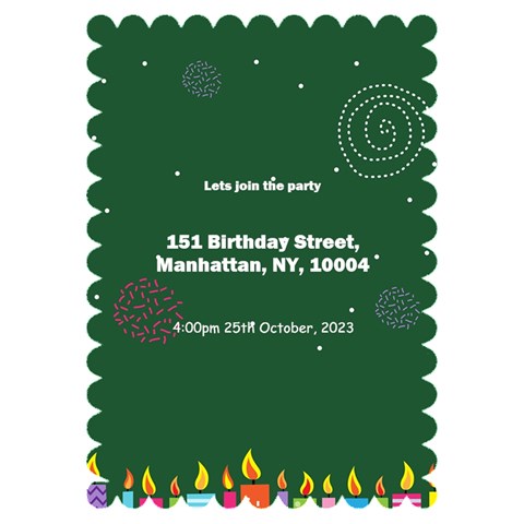 Birthday By Oneson Back