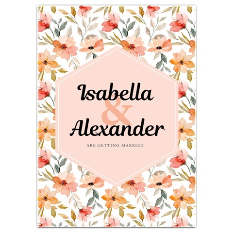 Pink Floral Wedding By Anita Front