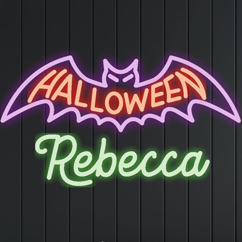 Personalized Halloween Bat Name By Joe Front