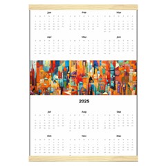 Personalized Calendar Style 2 - Canvas Yearly Calendar 16  x 22 