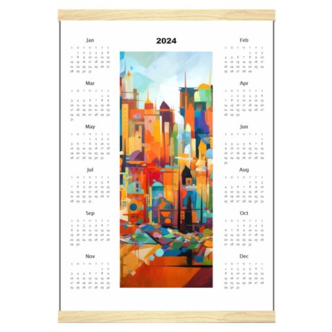 Personalized Calendar Style 5 By Joe Front - Jan 2024