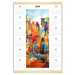 Personalized Calendar Style 5 - Canvas Yearly Calendar 16  x 22 