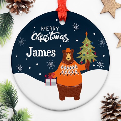 Christmas Bear By Anita Front