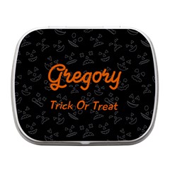 halloween - Small Metal Box (White)