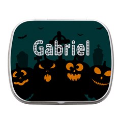 halloween - Small Metal Box (White)