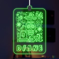 Personalized Halloween Finados Name - LED Acrylic Ornament