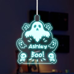 Personalized Halloween Ghost Name - LED Acrylic Ornament