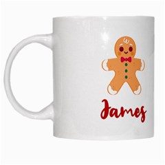 Personalized Gingerman Name - White Mug