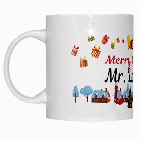 Personalized Merry Christmas Santa Claus Presents Name By Joe Left