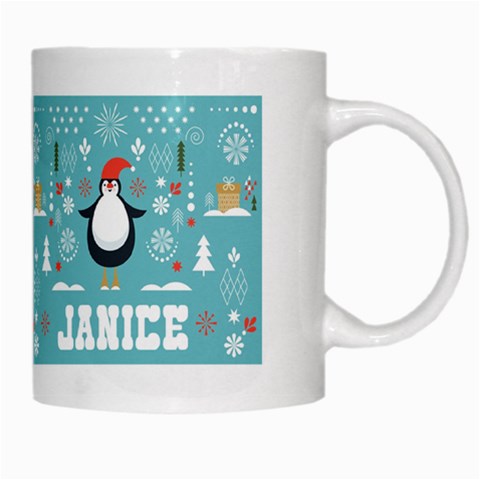 Personalized Xmas Penguin Name By Joe Right