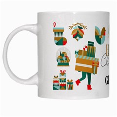 Personalized Christmas symbols Name - White Mug