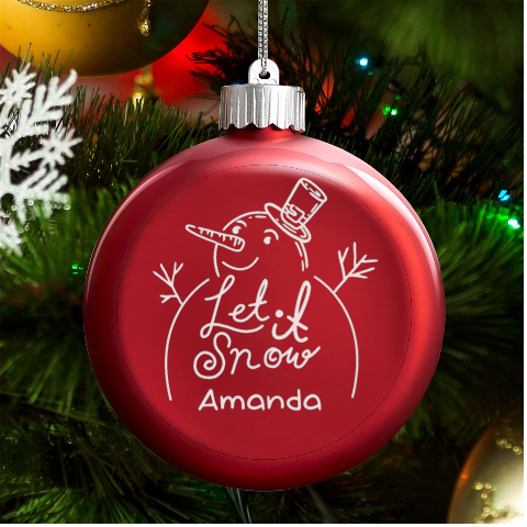 Snowman Let It Snow By Anita Front