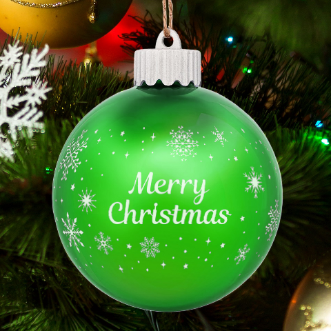 Personalized Merry Christmas Snowflake Name By Joe Front