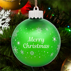 Personalized Merry Christmas Snowflake Name