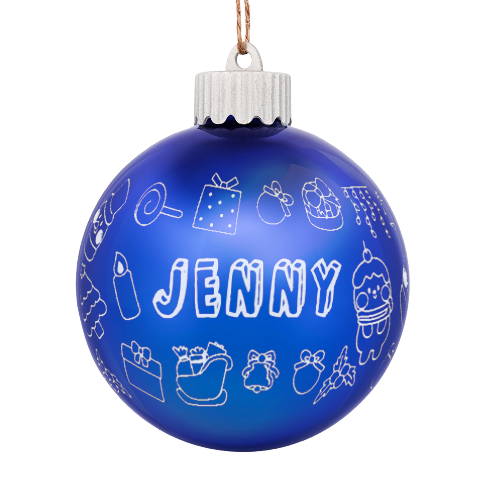 Personalized Merry Christmas Cute Illustration Name By Joe Front