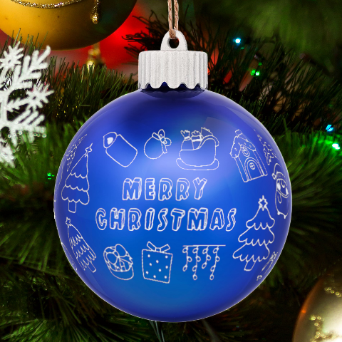 Personalized Merry Christmas Cute Illustration Name By Joe Back