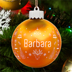 Personalized Merry Christmas Graphic Name