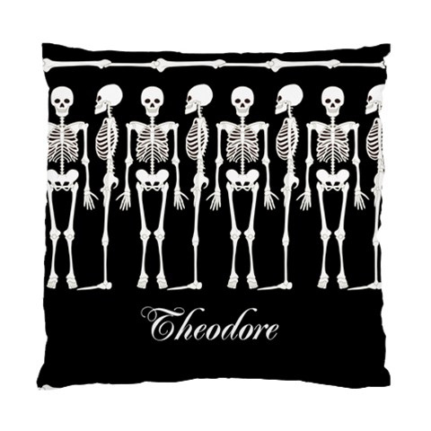 Personalized Black Halloween Skeleton By Anita Front