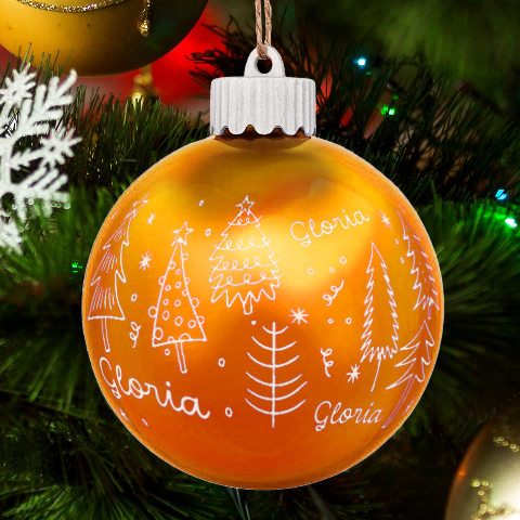 Personalized Merry Christmas Tree Name By Joe Back