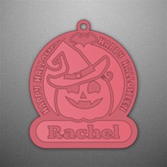 Personalized Happy Halloween Pumpkin Name - Acrylic Ornament