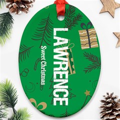 Christmas - Ornament (Oval)