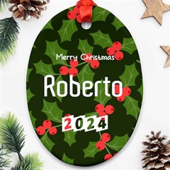 Christmas - Ornament (Oval)