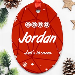 Christmas - Ornament (Oval)