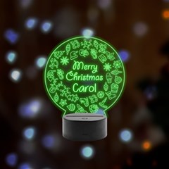 Personalized Merry Christmas Name
