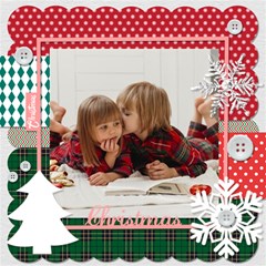 Personalized Christmas Scrapbook Page 12  X 12 